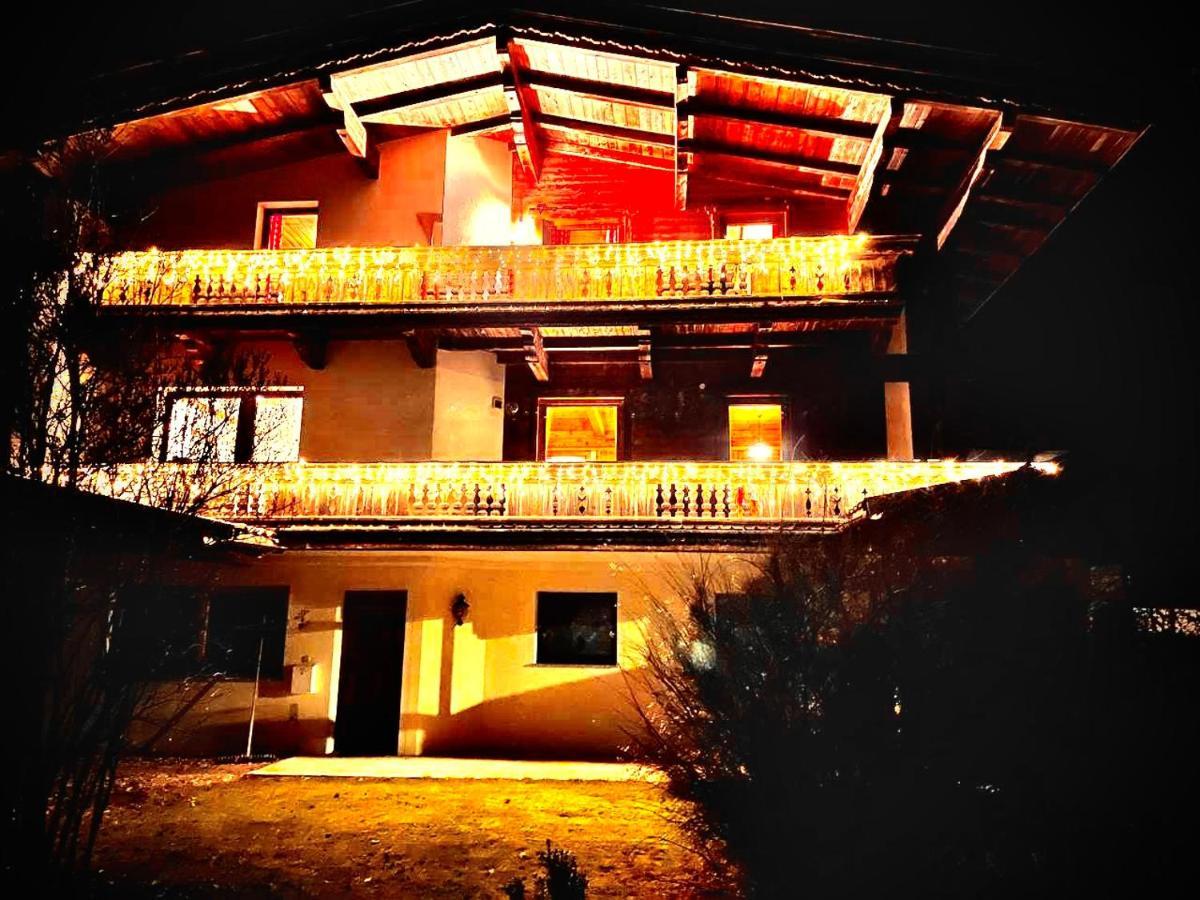 Ferienwohnung Platzhirsch Panorama View Balkon, Gartensauna, Garten, Grillplatz Stumm Esterno foto